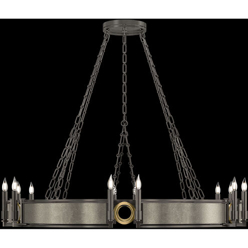 Mirage 12 Light 49.75 inch Black Chandelier Ceiling Light