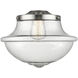 Franklin Restoration Oxford 1 Light 11.75 inch Antique Copper Mini Pendant Ceiling Light in Incandescent, Seedy