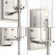 Elara 1 Light 5 inch Brushed Nickel Bath Vanity Wall Light