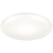 Aurora 1 Light 19.75 inch Matte White Flush Mount Ceiling Light