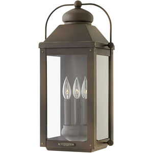 Heritage Anchorage LED 21 inch Light Oiled Bronze Outdoor Wall Mount Lantern, Large