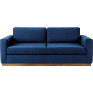 Amherst Blue / Brown Sofa
