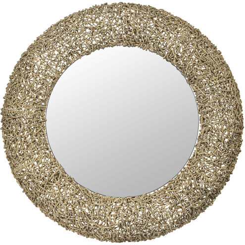 Tangled 33 inch Natural Rope Wall Mirror