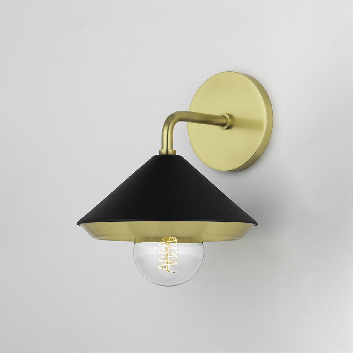 Marnie 1 Light 8 inch Aged Brass Wall Sconce Wall Light
