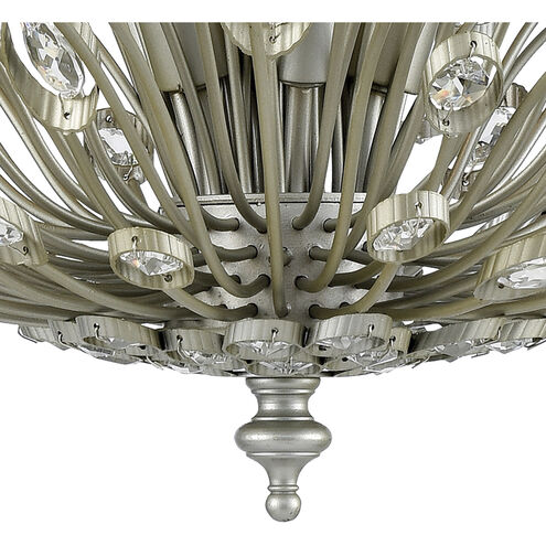 Mullica 6 Light 28 inch Aged Silver Chandelier Ceiling Light