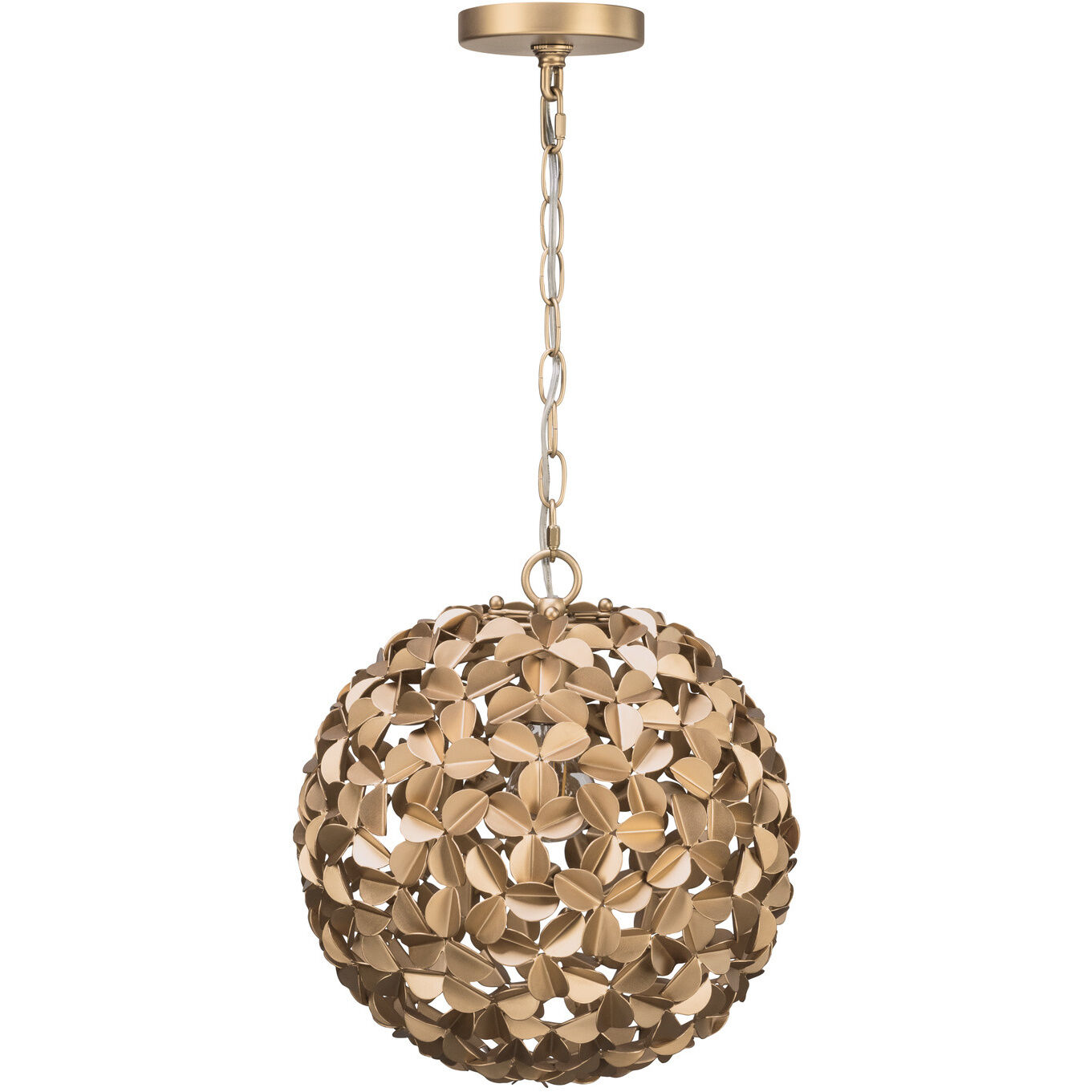 Cora 1 Light 13 inch Soft Gold Chandelier Ceiling Light