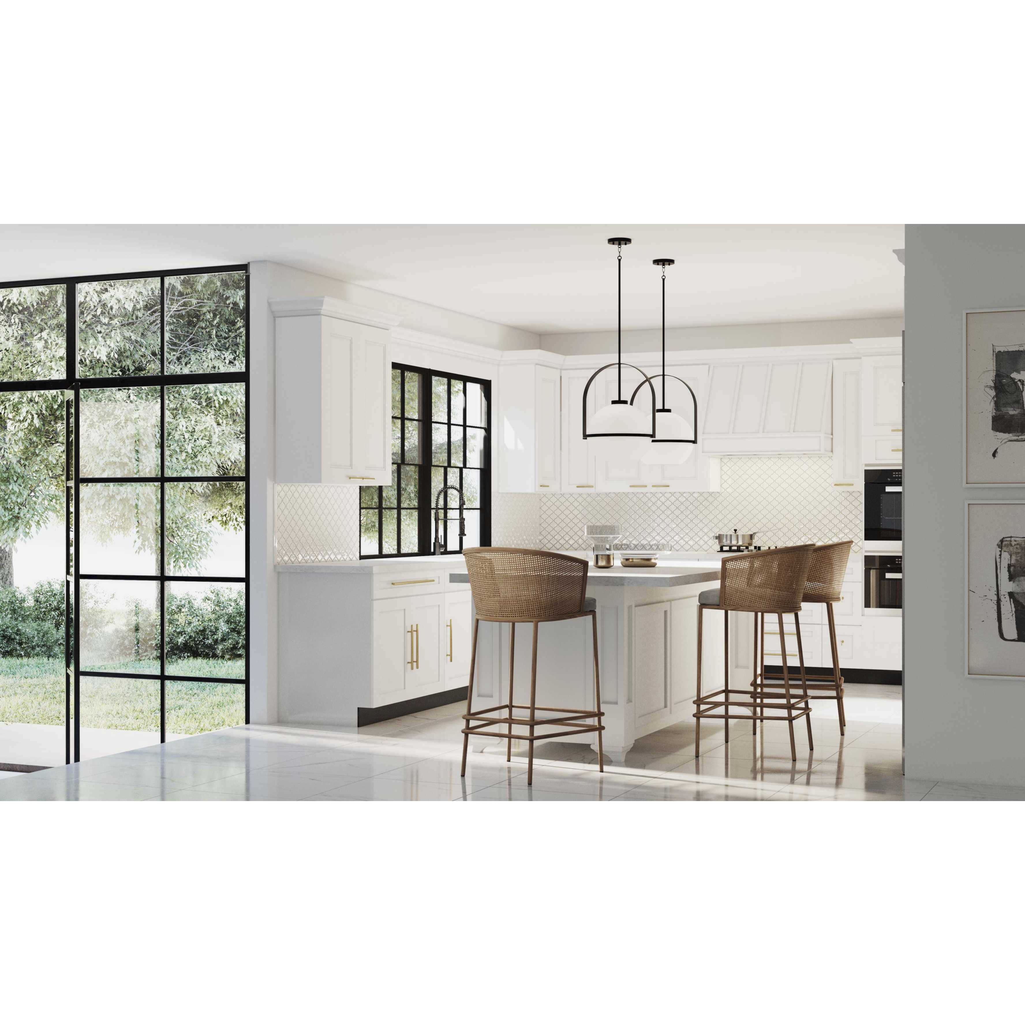 Delayne 1 Light 16 inch Matte Black Pendant Ceiling Light