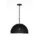 Urchin 1 Light 18 inch Black Mini Pendant Ceiling Light