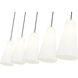 Farrell 5 Light 42 inch Modern Gold Linear Chandelier Ceiling Light
