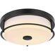 Kolson 1 Light 12 inch Black Flush Mount Ceiling Light