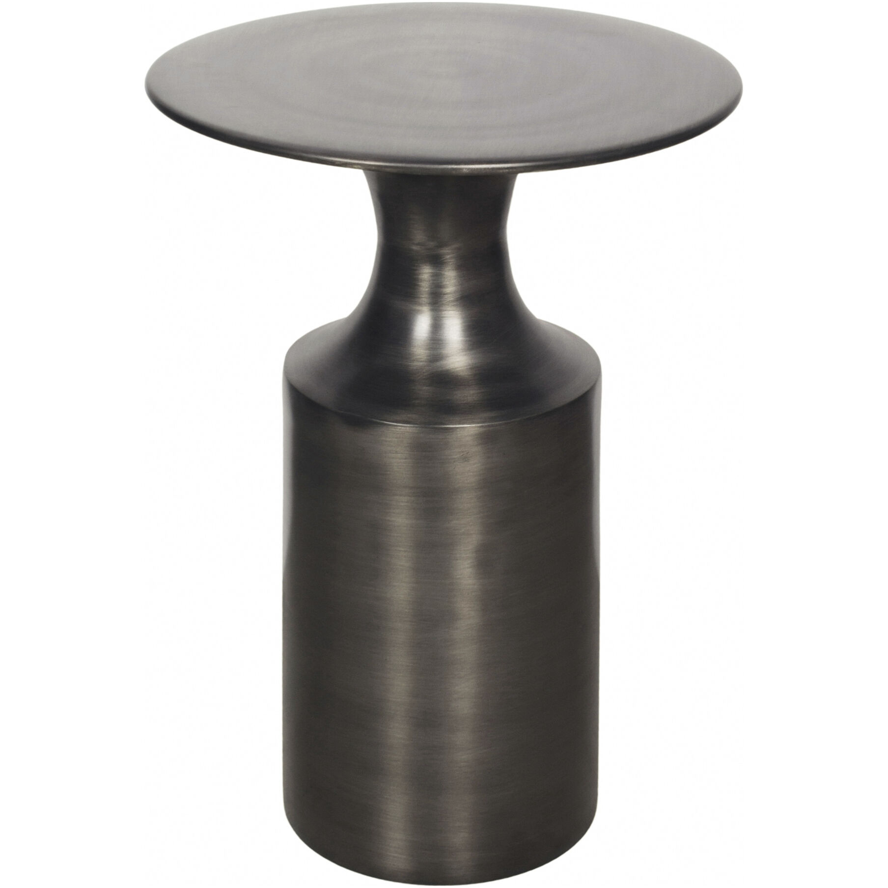 Rassa 21 X 14.5 inch Polished Zinc Accent Table
