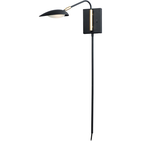 Scan LED Black/Satin Brass Wall Sconce Wall Light