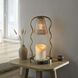 Chiara 13.5 inch 50 watt Antique Brass Candlewarmer Lamp Portable Light, Simplee Adesso