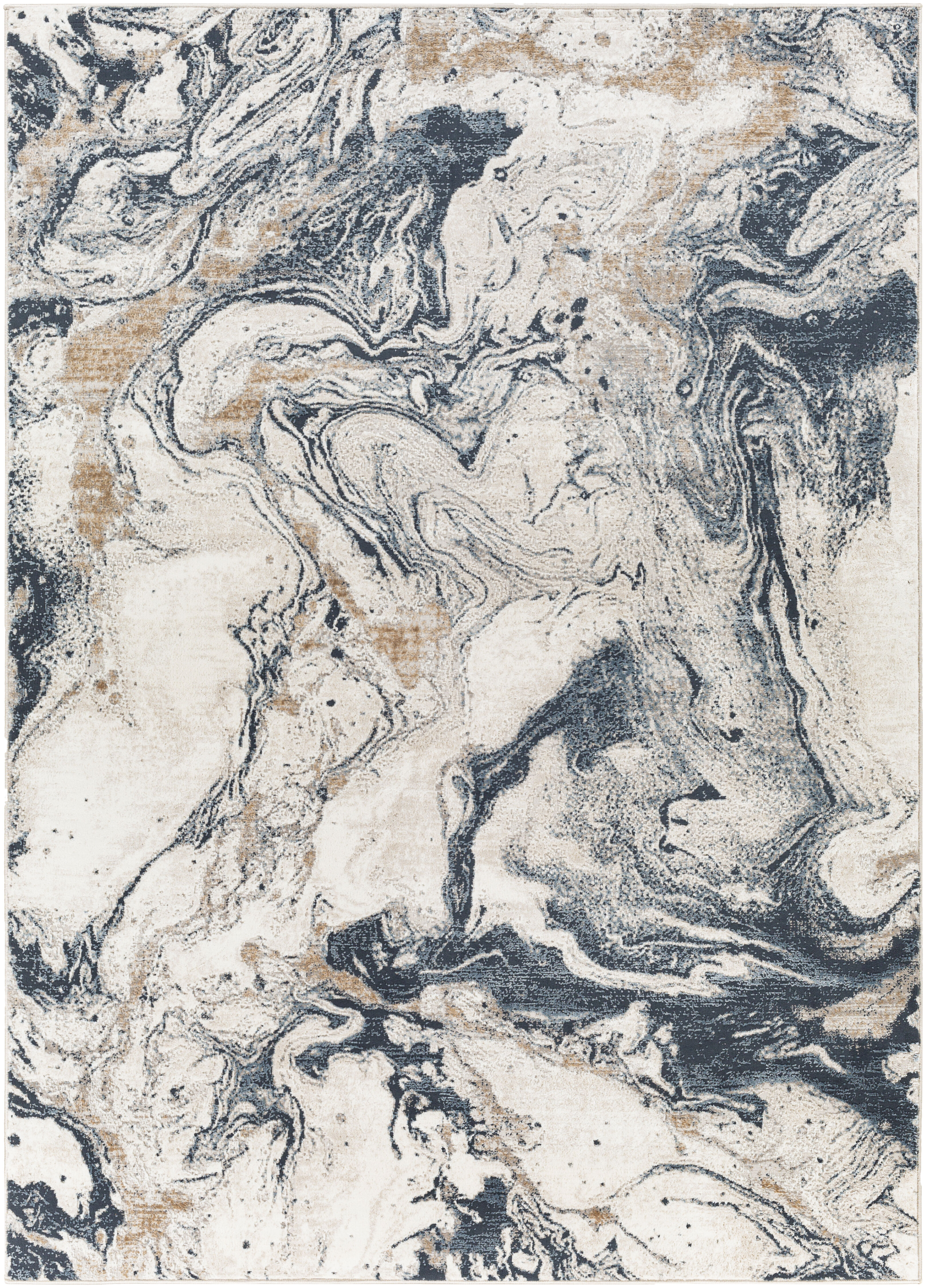 Allegro 108 X 79 inch Light Grey Rug, Rectangle