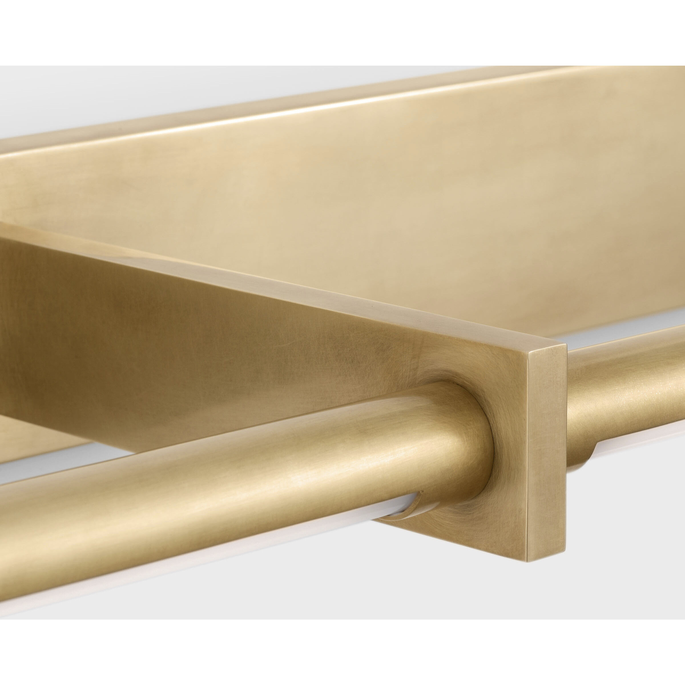 Kelly Wearstler Axis 25 watt 30 inch Antique-Burnished Brass Picture Light Wall Light