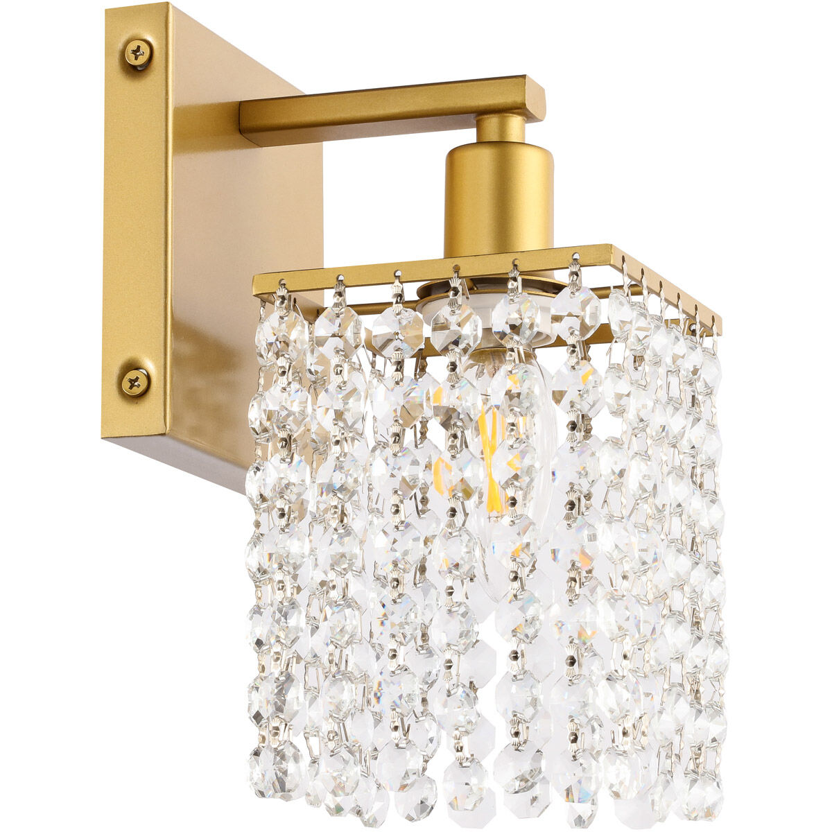 Phineas 1 Light 5 inch Brass Wall sconce Wall Light