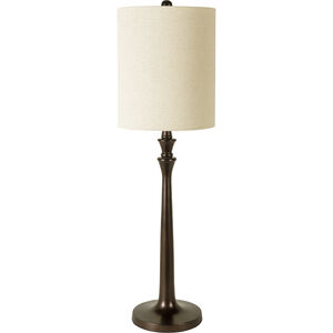 Bettiny 34 inch 100 watt Metallic Bronze Table Lamp Portable Light