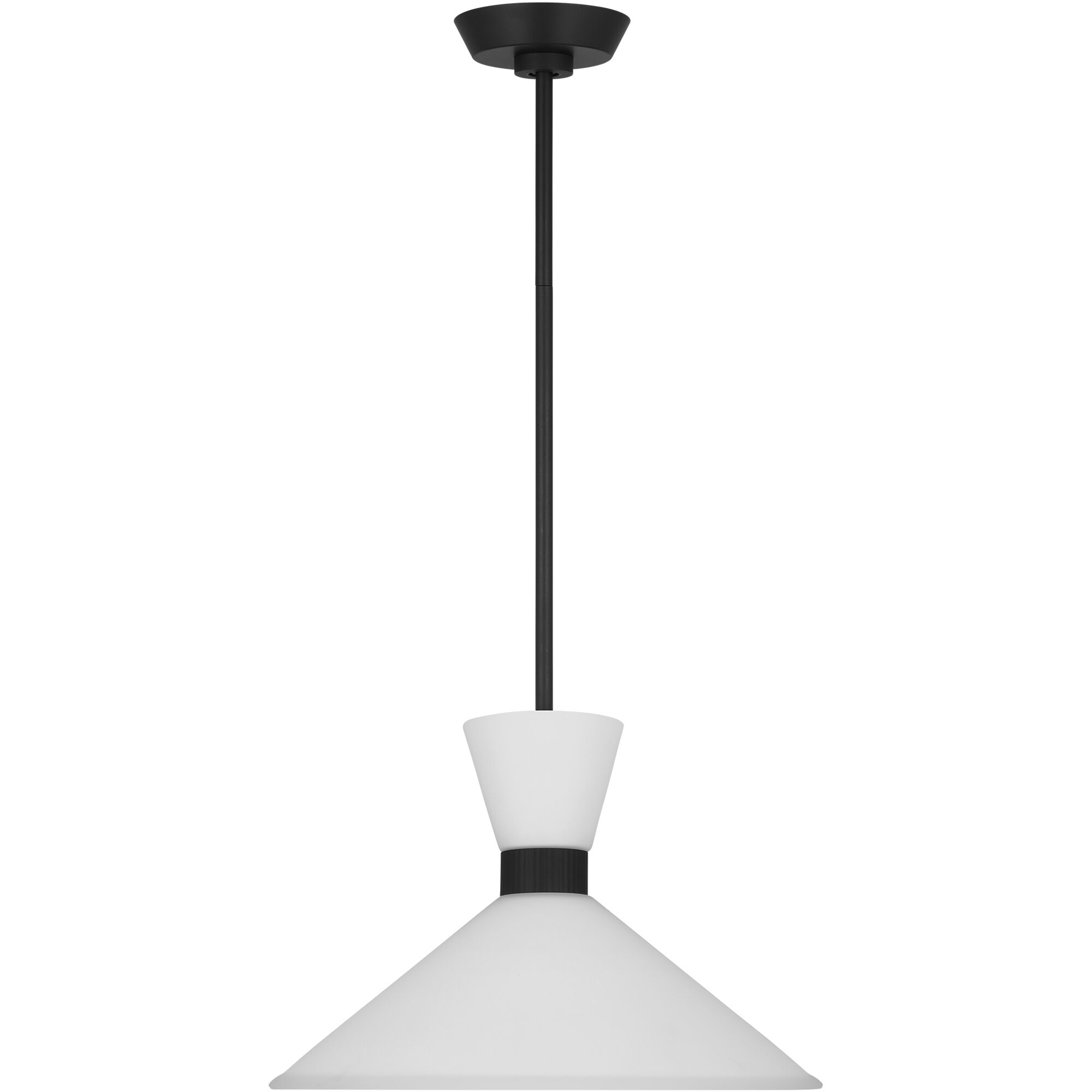 Drew & Jonathan Belcarra 1 Light 15 inch Midnight Black Pendant Ceiling Light