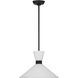 Drew & Jonathan Belcarra 1 Light 15 inch Midnight Black Pendant Ceiling Light