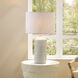 Trace 31.5 inch 150.00 watt White Table Lamp Portable Light