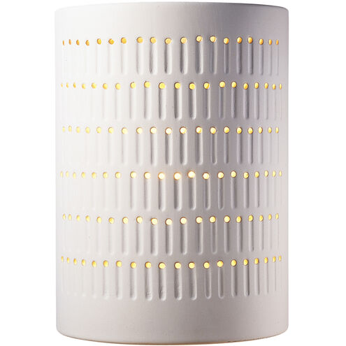 Ambiance LED 9.75 inch Hammered Polished Brass Wall Sconce Wall Light