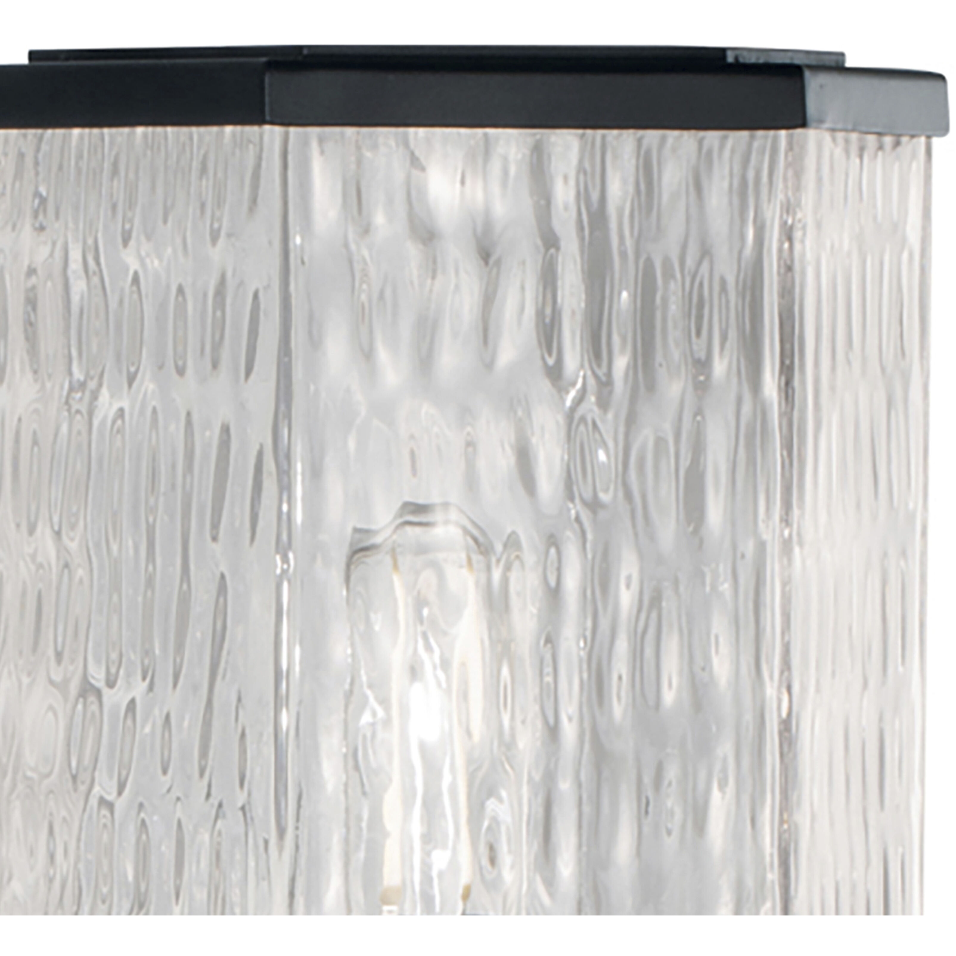 Polygon 1 Light 12.63 inch Matte Black Outdoor Post Light