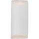 Ambiance 2 Light 7 inch Gloss White Wall Sconce Wall Light