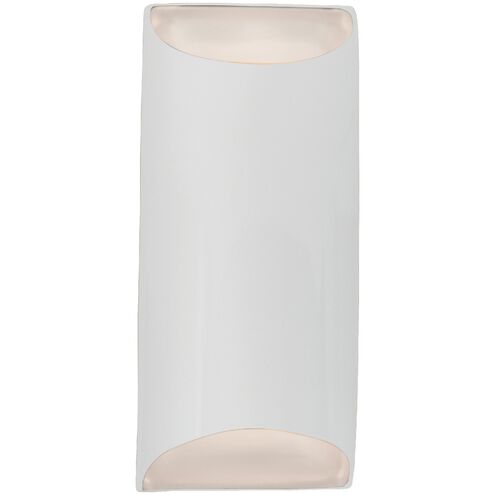 Ambiance 2 Light 7 inch Gloss White Wall Sconce Wall Light