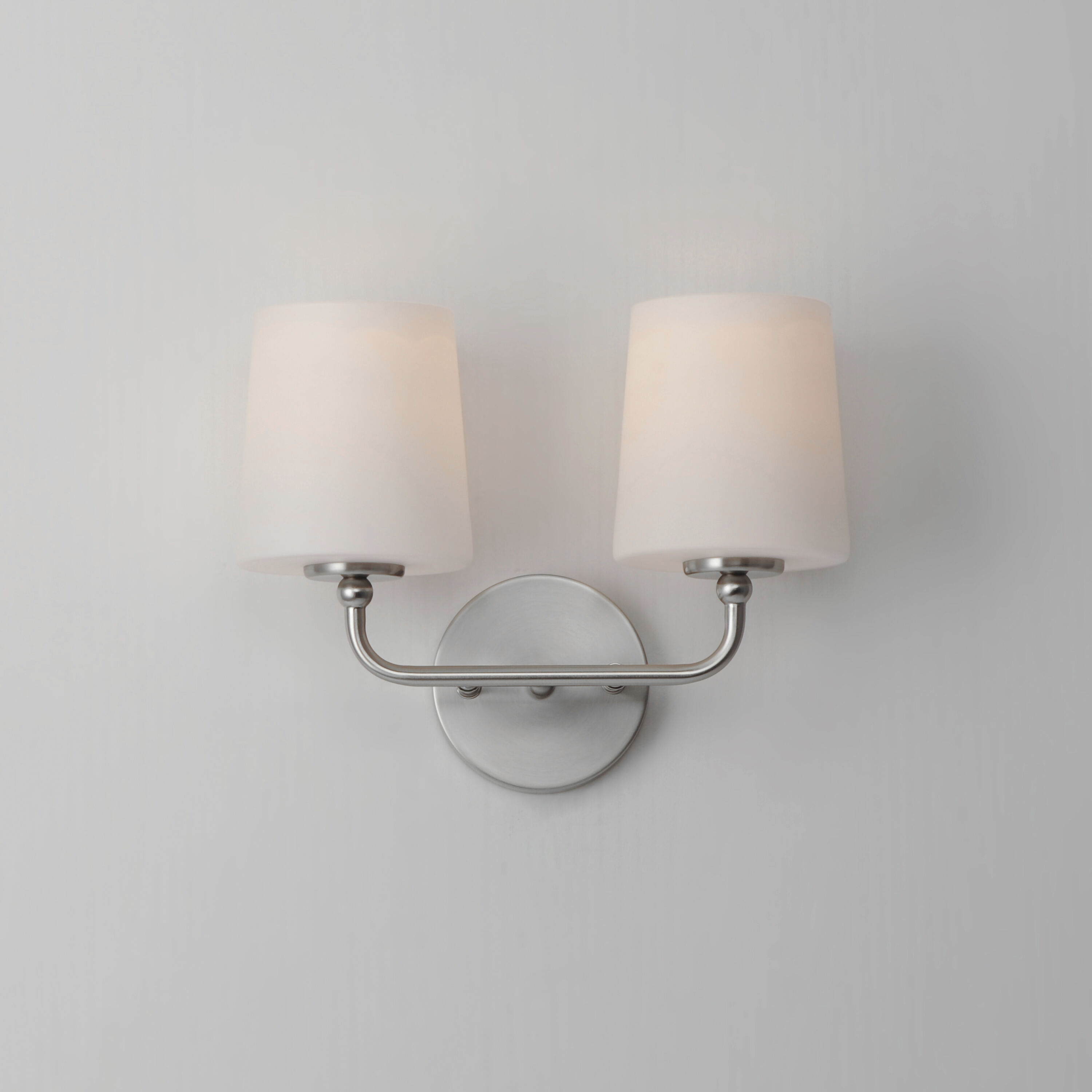 Bristol 2 Light 13 inch Satin Nickel Wall Sconce Wall Light