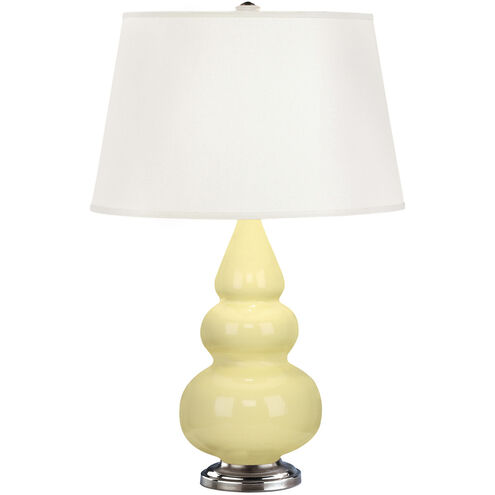 Small Triple Gourd 24.38 inch 150.00 watt Butter Accent Lamp Portable Light in Antique Silver