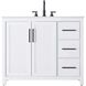Alina 42 X 34 inch White Bathroom Vanity Cabinet