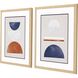 Abstract Collection Blue Framed Art