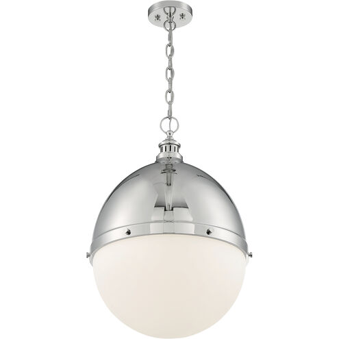 Ronan 1 Light 17.5 inch Polished Nickel Pendant Ceiling Light