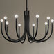 Odensa LED 40.25 inch Black Chandelier Ceiling Light