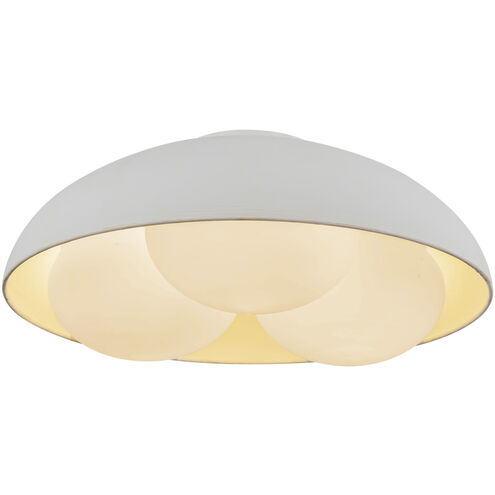 Alora Mood Robyn 3 Light 16 inch Antique White Flush Mount Ceiling Light