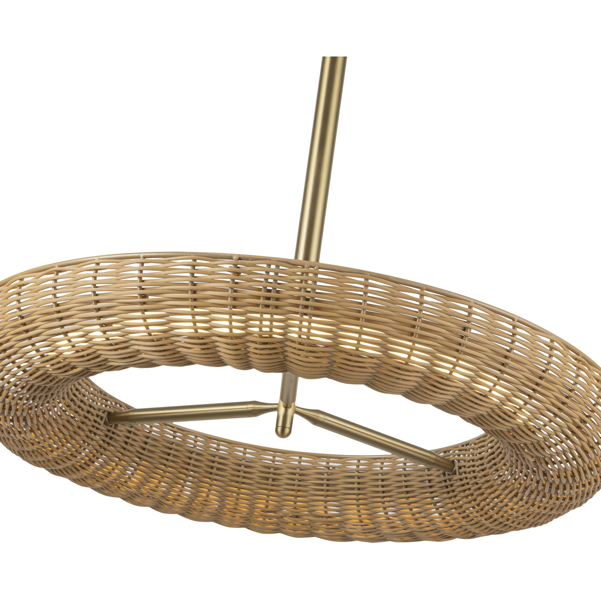 Alora Mood Maris LED 24.13 inch Brushed Gold Chandelier Ceiling Light