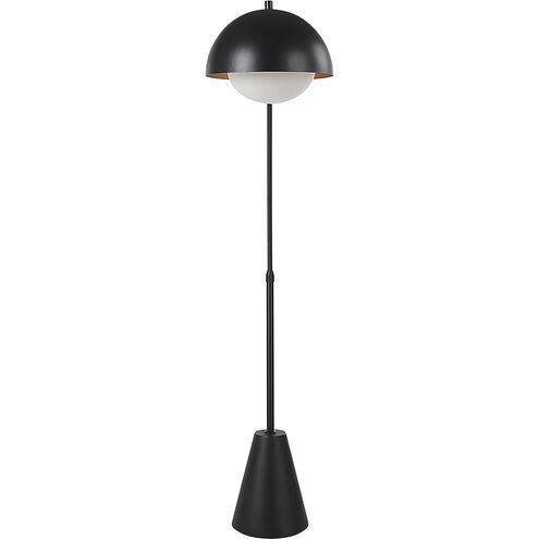 Cooke 65 inch 60 watt Matte Black Floor Lamp Portable Light