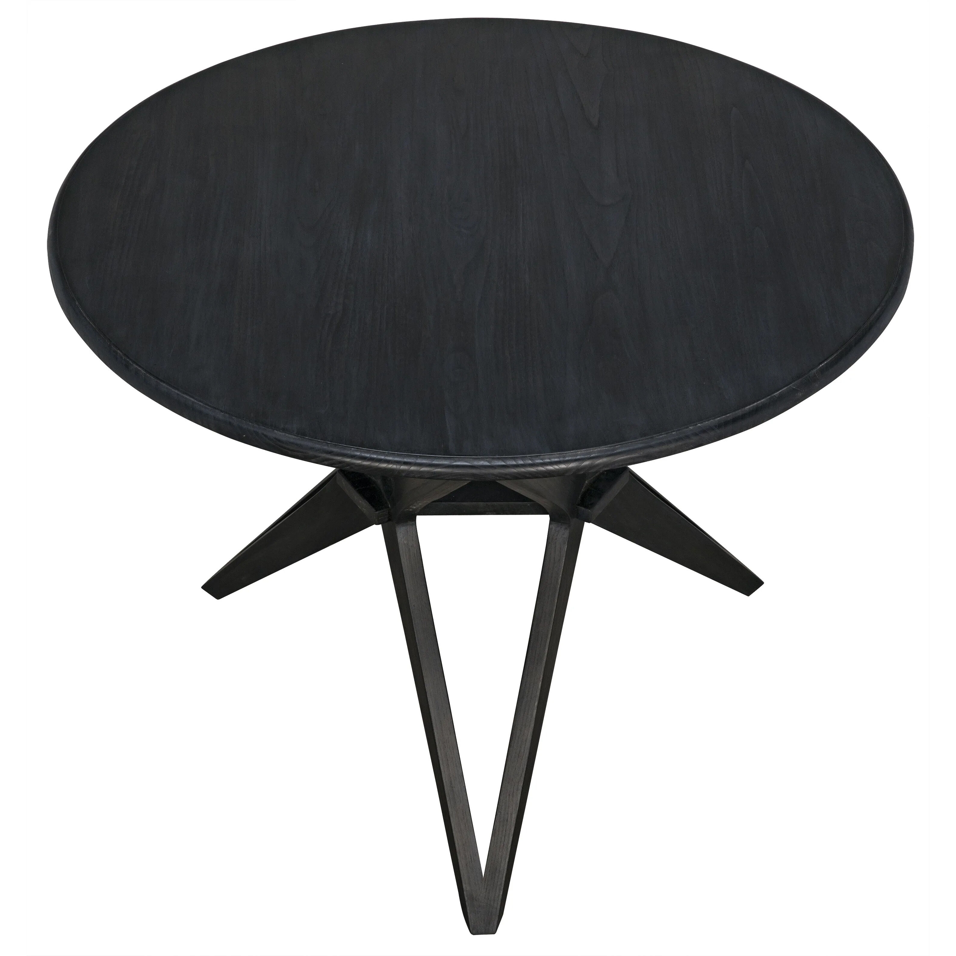 Victor 39 X 39 inch Charcoal Black Dining Table