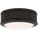 Paloma Contreras Ritz 5 inch Aged Iron Flush Mount Ceiling Light