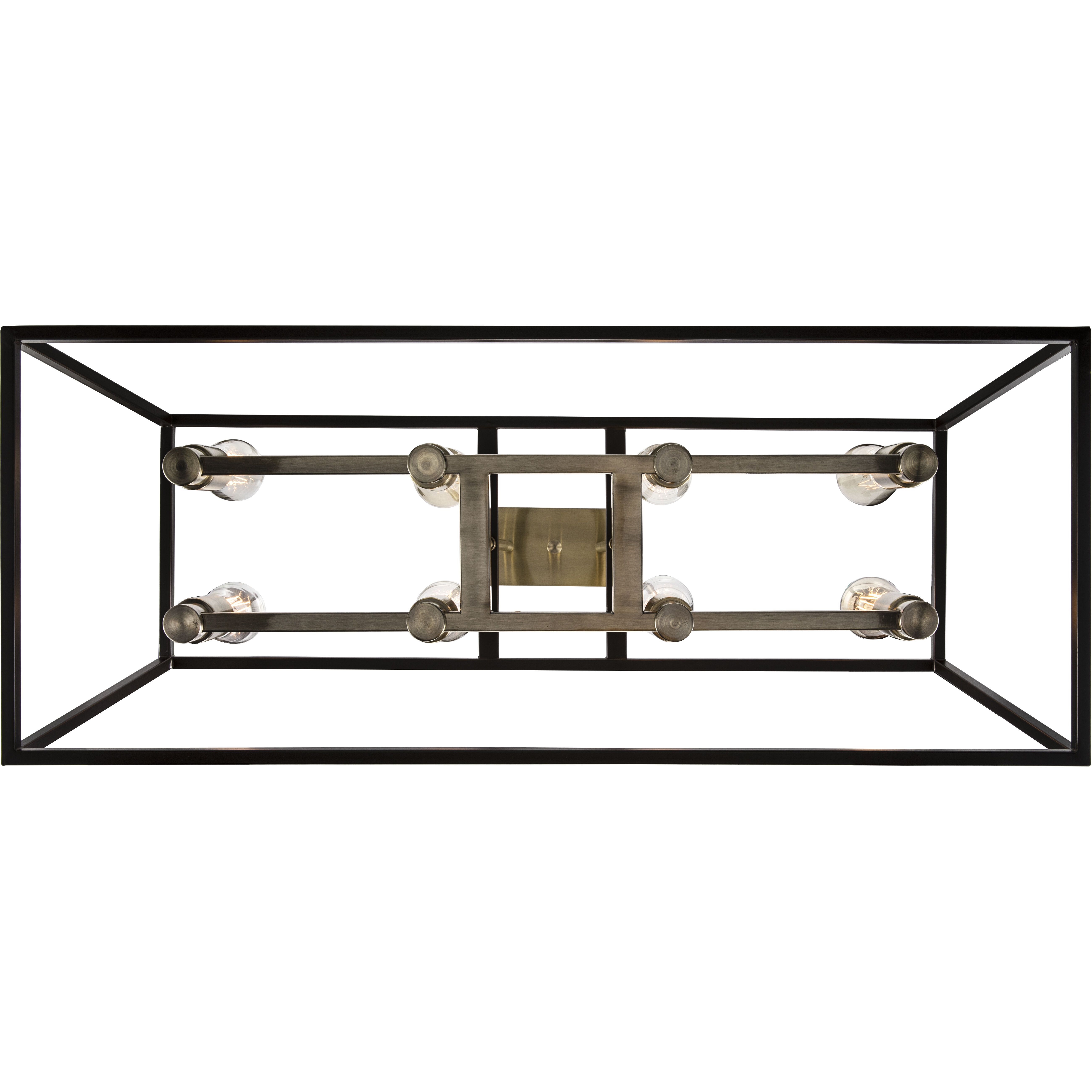 Adams 8 Light 35 inch Rubbed Oil Bronze Pendant Ceiling Light