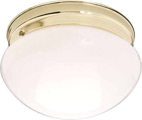 Essentials - 588x 2 Light 9 inch Polished Brass Flush Mount Ceiling Light
