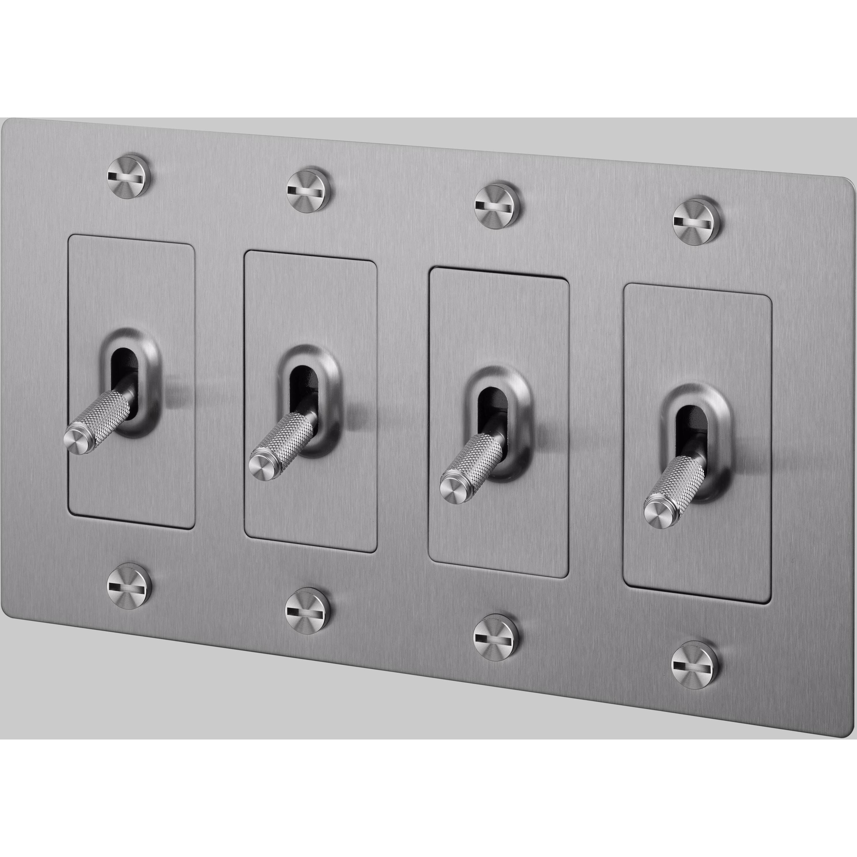 4G Toggle 120-277 Steel Light Switch