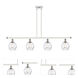 Ballston Small Waverly LED 48 inch White and Polished Chrome Island Light Ceiling Light, Ballston