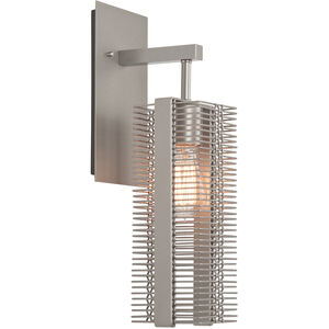 Downtown Mesh 1 Light 5 inch Beige Silver Indoor Sconce Wall Light in Metallic Beige Silver, Frosted