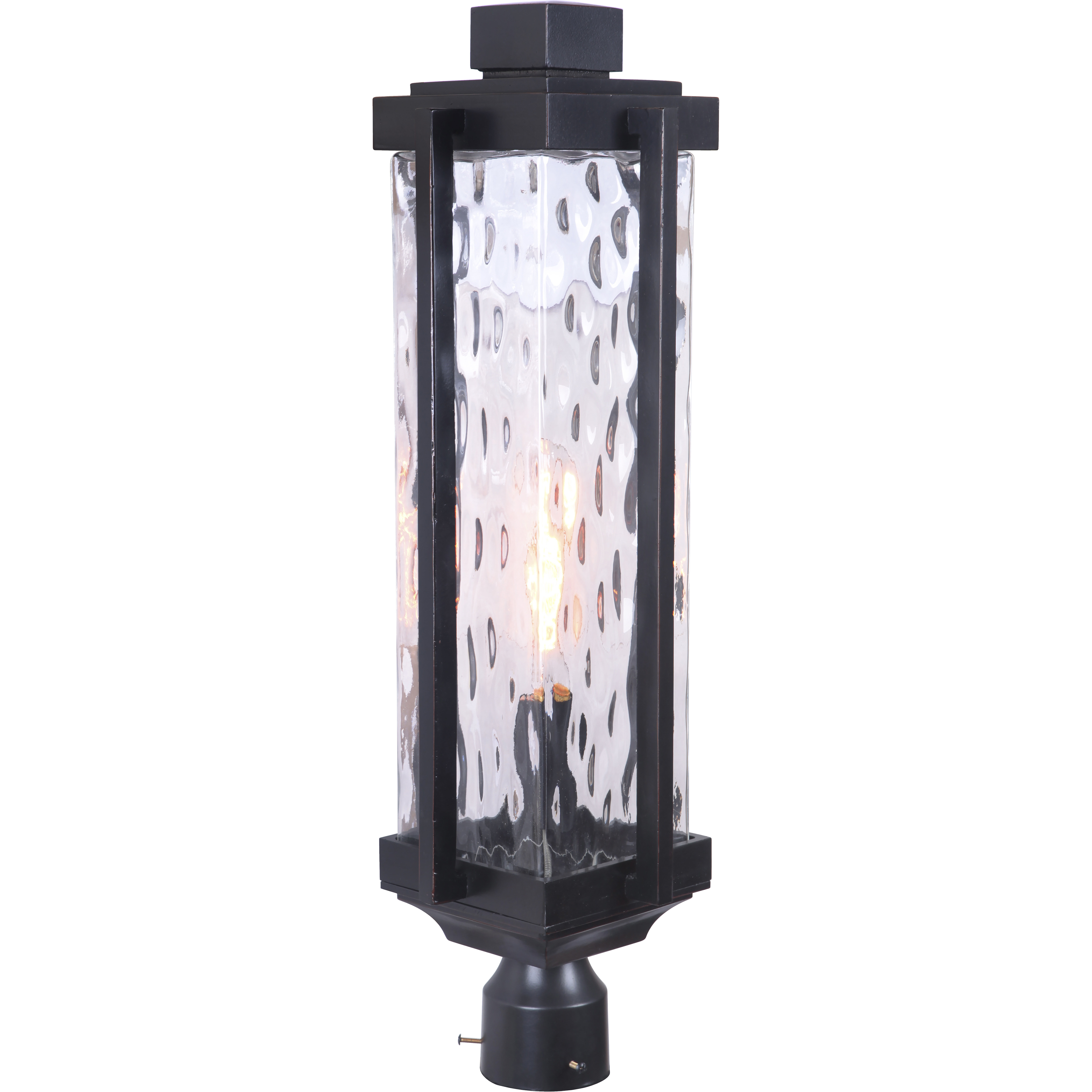 Pyrmont 1 Light 27 inch Oiled Bronze Gilded Outdoor Post Mount