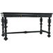 Portuguese 60 X 28 inch Hand Rubbed Black Desk, Small