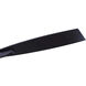 Madison 52 inch Matte Black with Black Blades Indoor fan