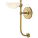 Merit 1 Light 5 inch Heritage Brass Sconce Wall Light