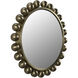 Cooper 33 X 33 inch Antique Brass Mirror