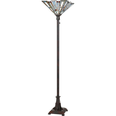 Maybeck 71 inch 150 watt Valiant Bronze Torchiere Portable Light